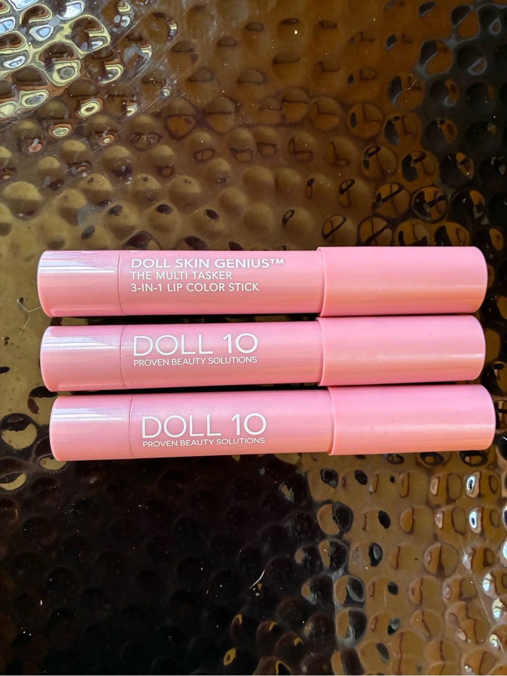 Dollcake Pink Doll Skin Genius™ 3-in-1 Lip Color Sticks - Set of 3